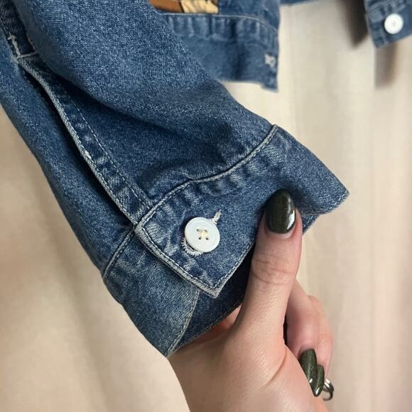 Handmade OOAK Up-cycled Vintage Jacket Birds and Flowers and MOP buttons 1 - Picture 11 of 16